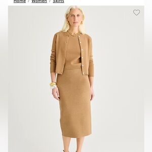 J. Crew-Sweater Tube Skirt XS- New with Tags